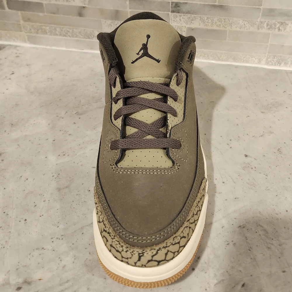 Air Jordan 3 Retro PS Family Affair Olive Kids 1Y NIB